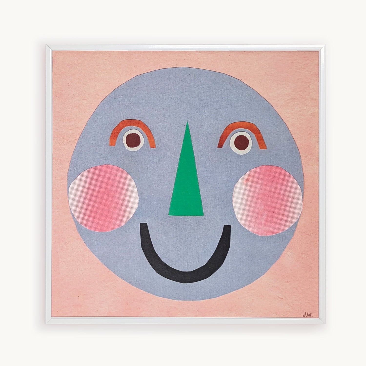 Fanoula Fink, Smiley Face Print