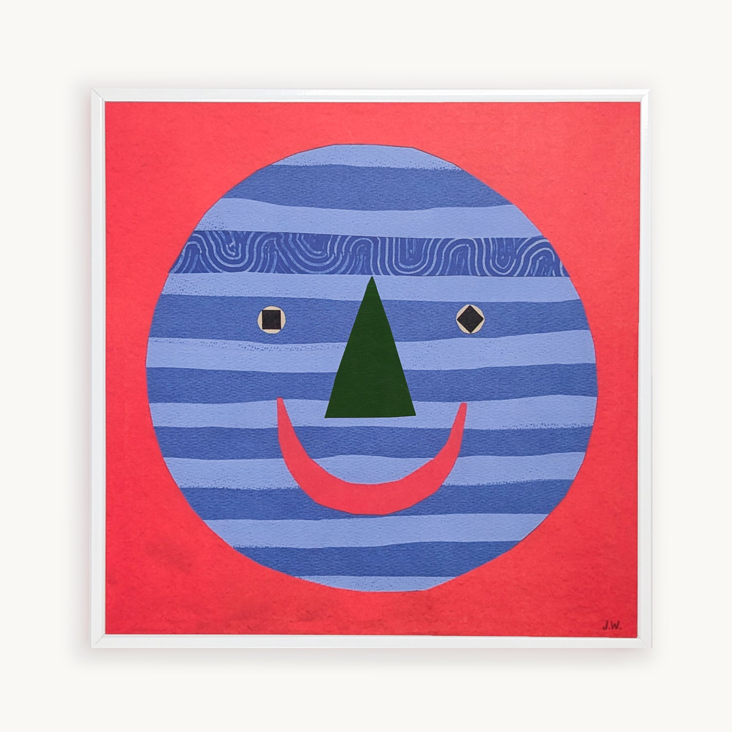 Jeremy Jones, Smiley Face Print