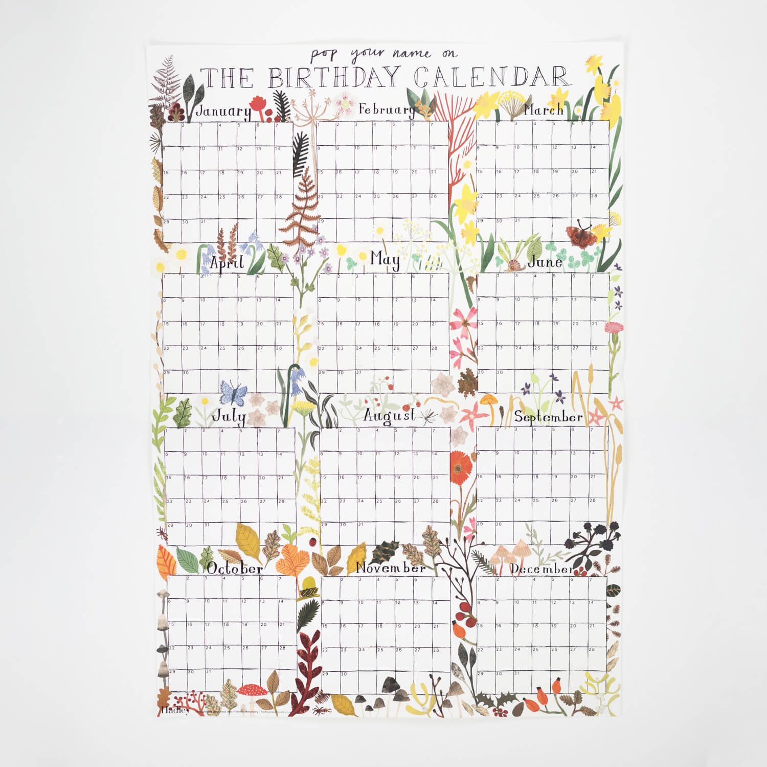 Birthday Calendar