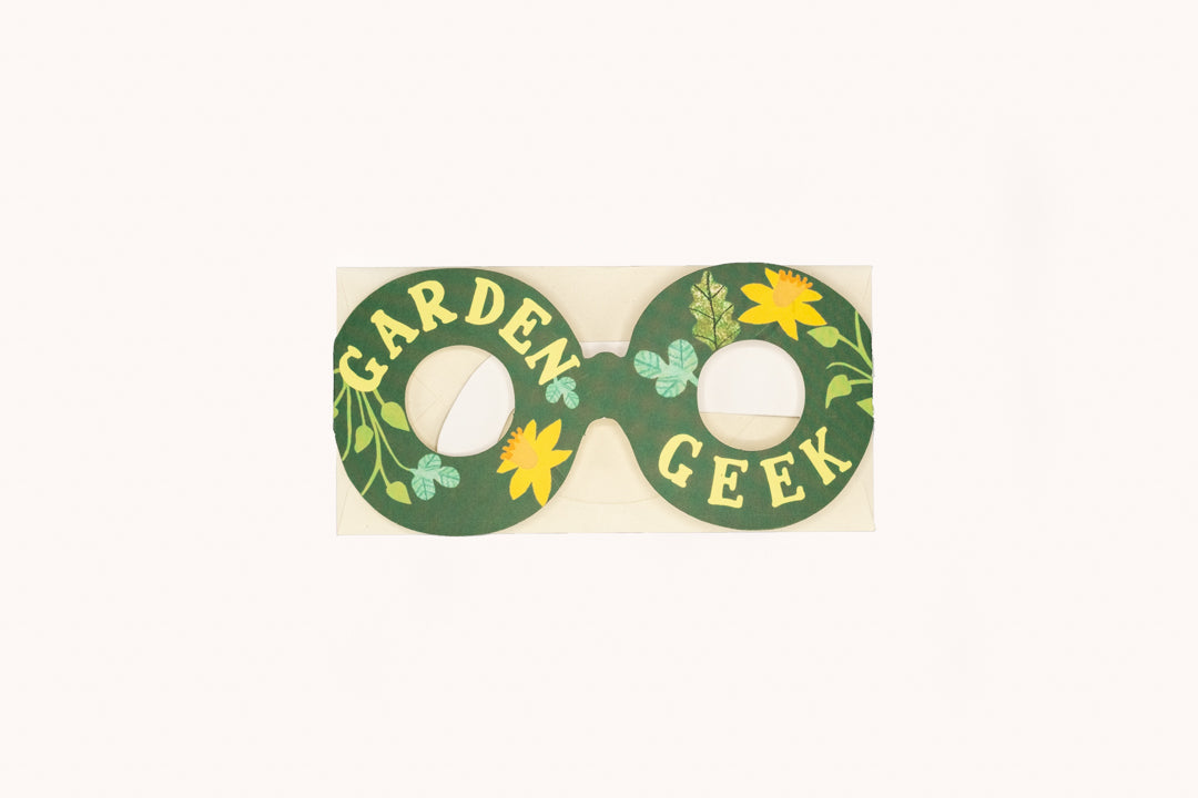 Garden Geek Glasses Card