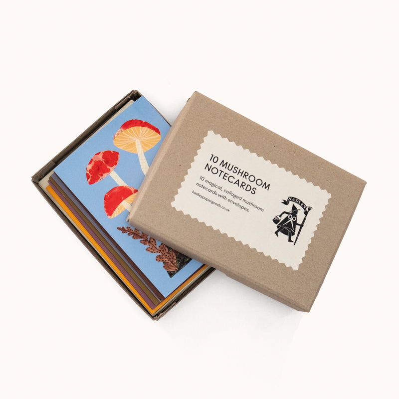 Mushroom Notecards Set (box of 10)