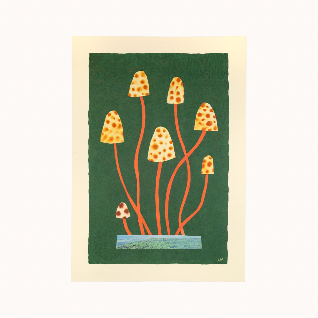 Spotty Mushroom Print (A3)