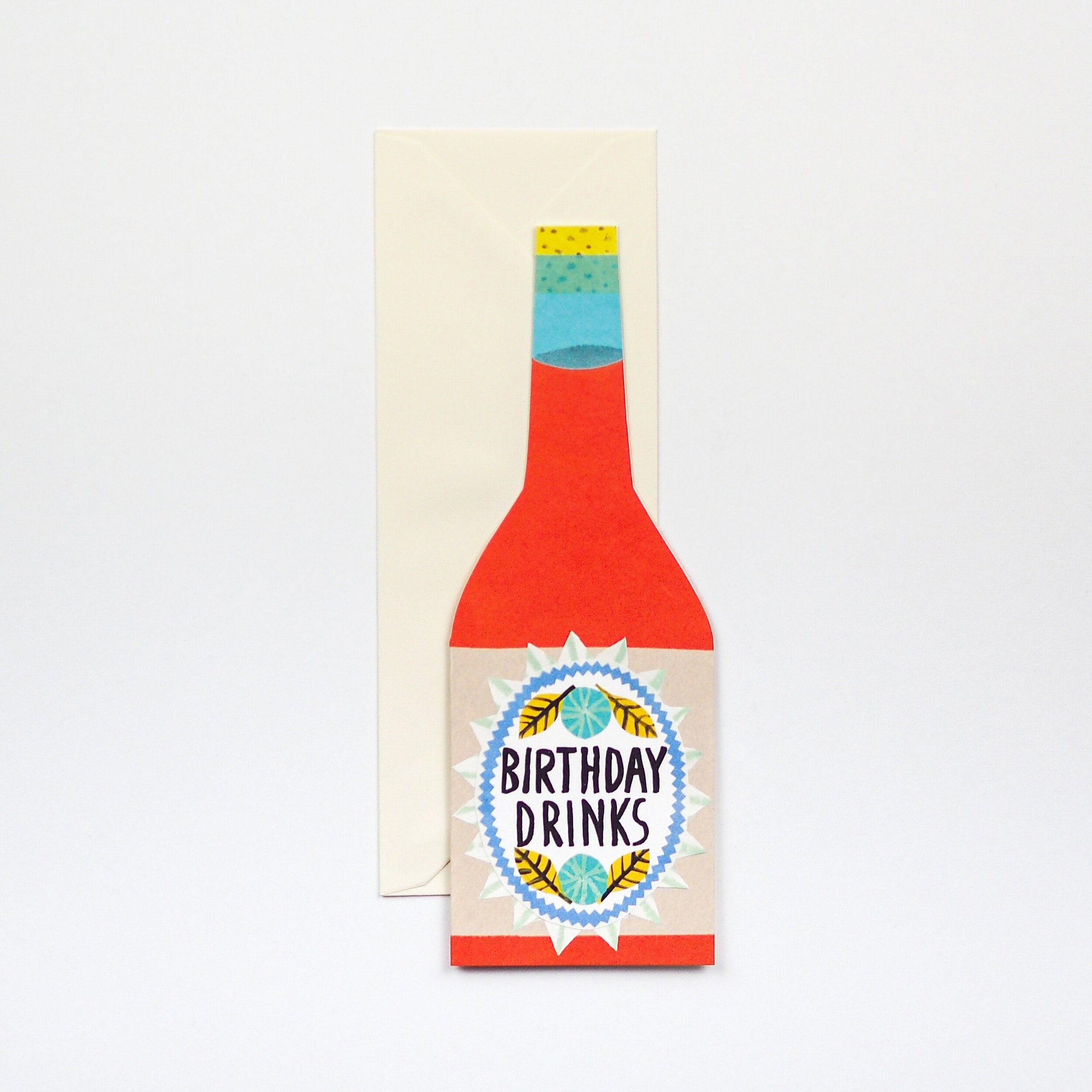 Birthday Drinks Bottle Card