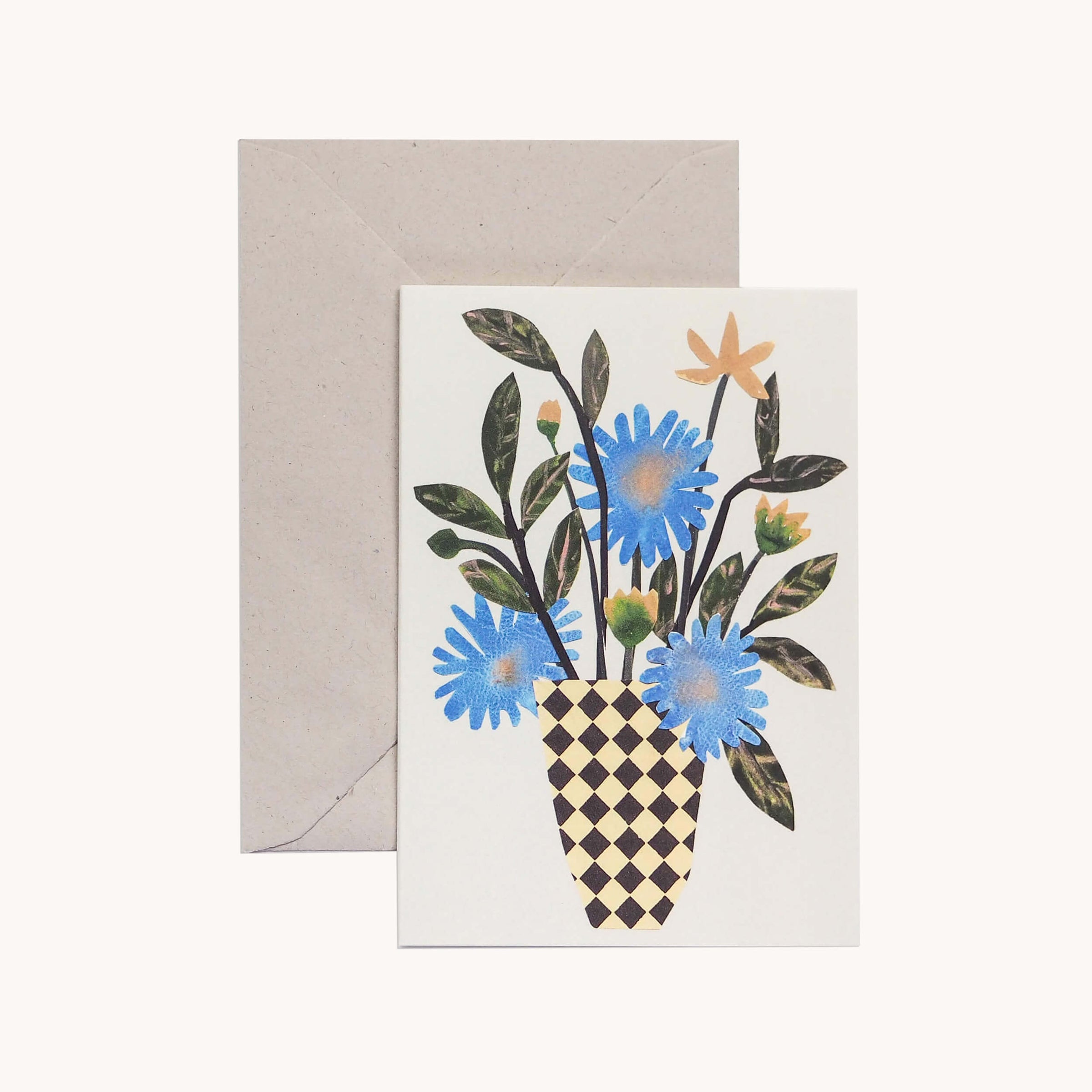 Chequer Vase Card