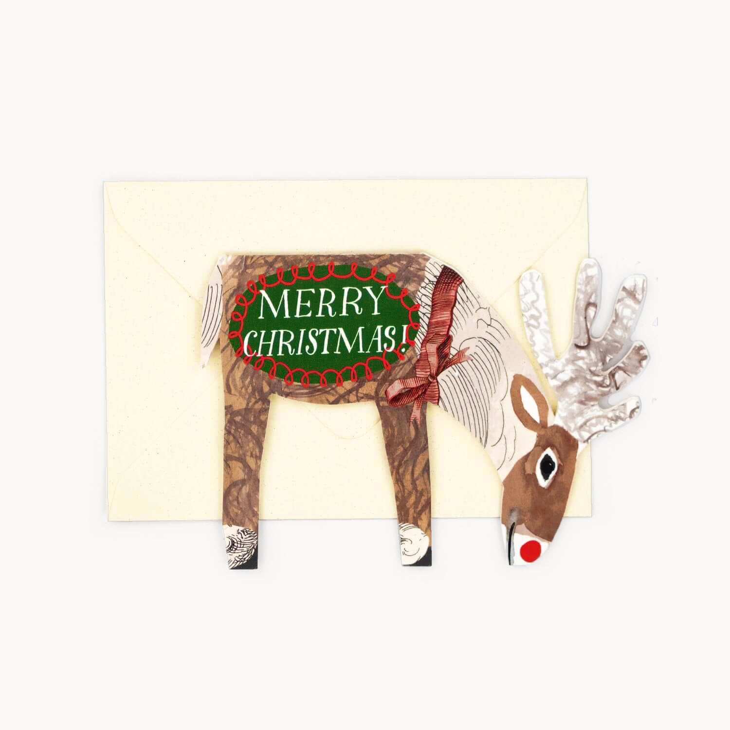 Rudolph Christmas Card